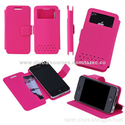 New Design PU Pouches for Other Mobile Phones, Made of PU or Leather Material